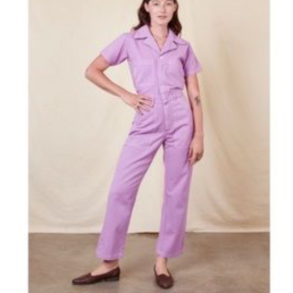 TRADE Lilac Short Sleeve Jumpsuit Big Bud Press